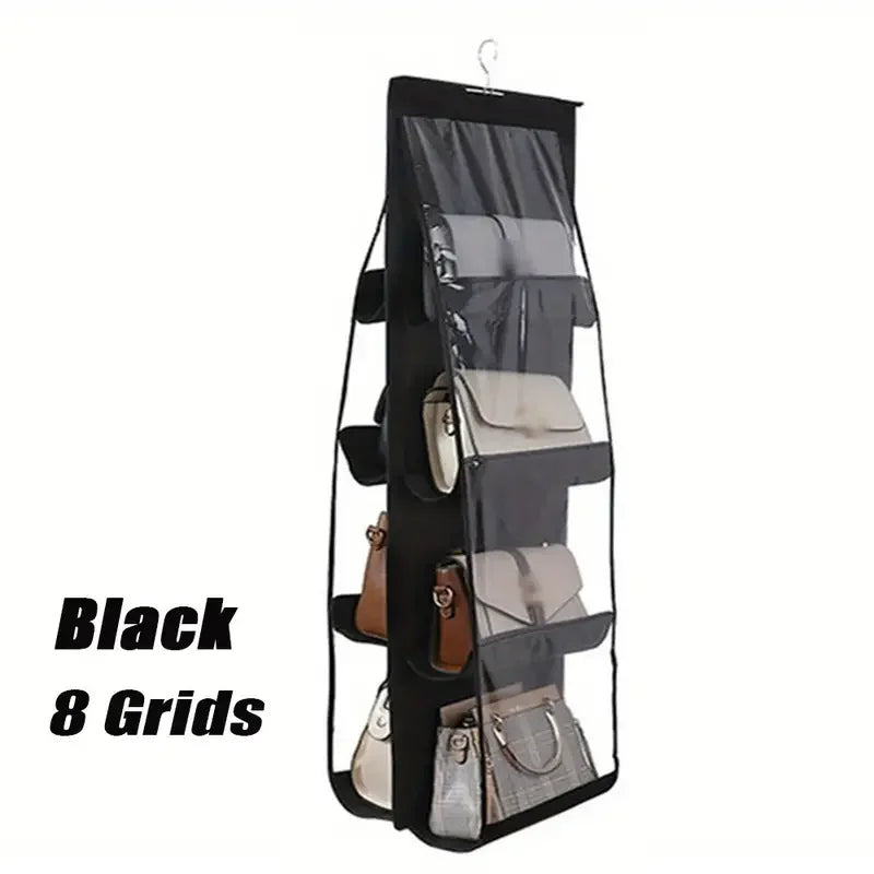 1 PC Saving Bag Organizer, Multi-Layer Hanging Handbag, Wardrobe, Wallet Organizer, Bag Storage Rack