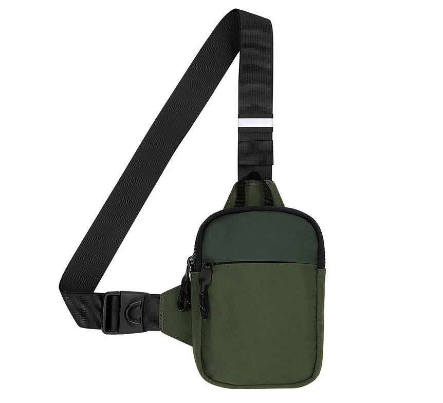 New Sports Chest Bag Men's Ultra-small Mobile Phone Messenger Bag Waist Bag Multi-function Carry-on Bag