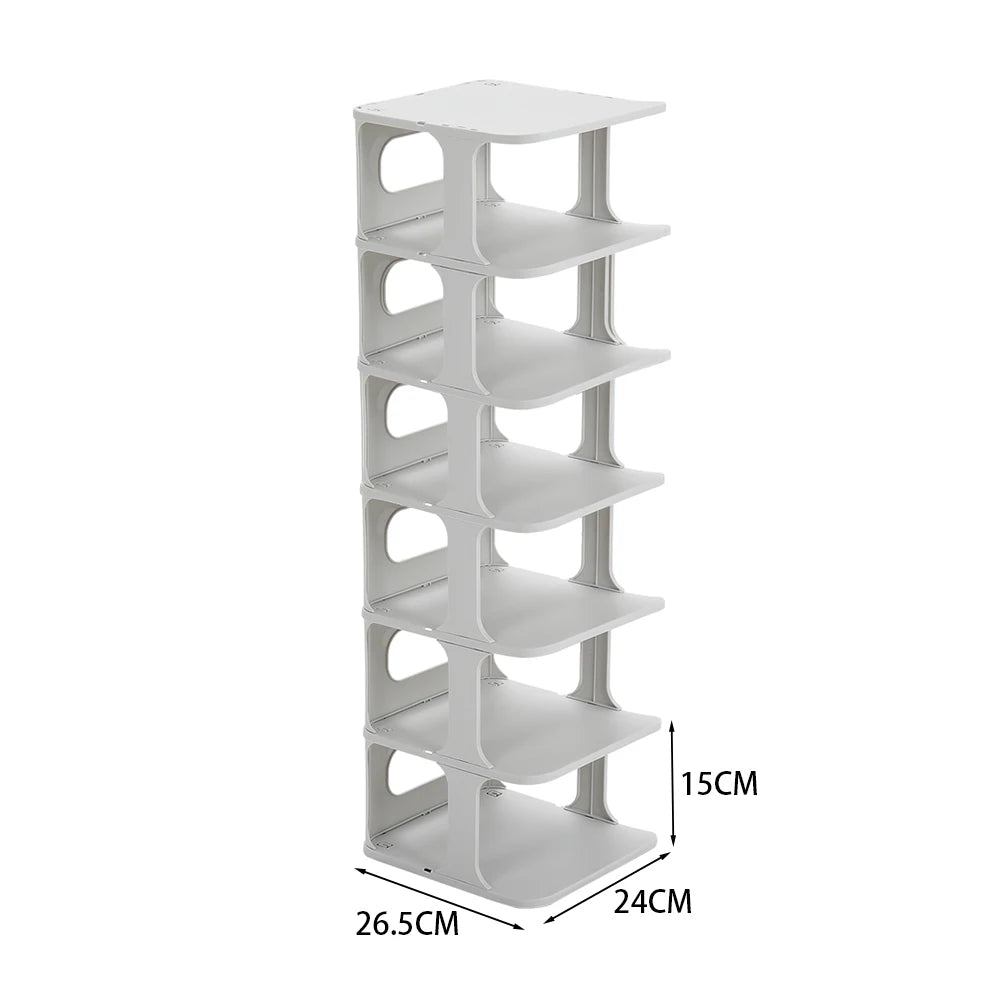 【Breeins】4/6-Tier Stackable Shoes Rack For Entryway Shoes Storage Organizer Shelf Home Decoration