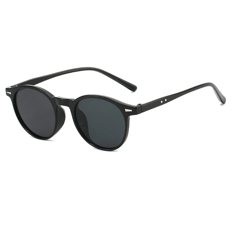 Vintage Punk Round Vintage Sunglasses Women Retro Luxury Designer Sun Glasses for Female Oculos De Sol Shades UV400