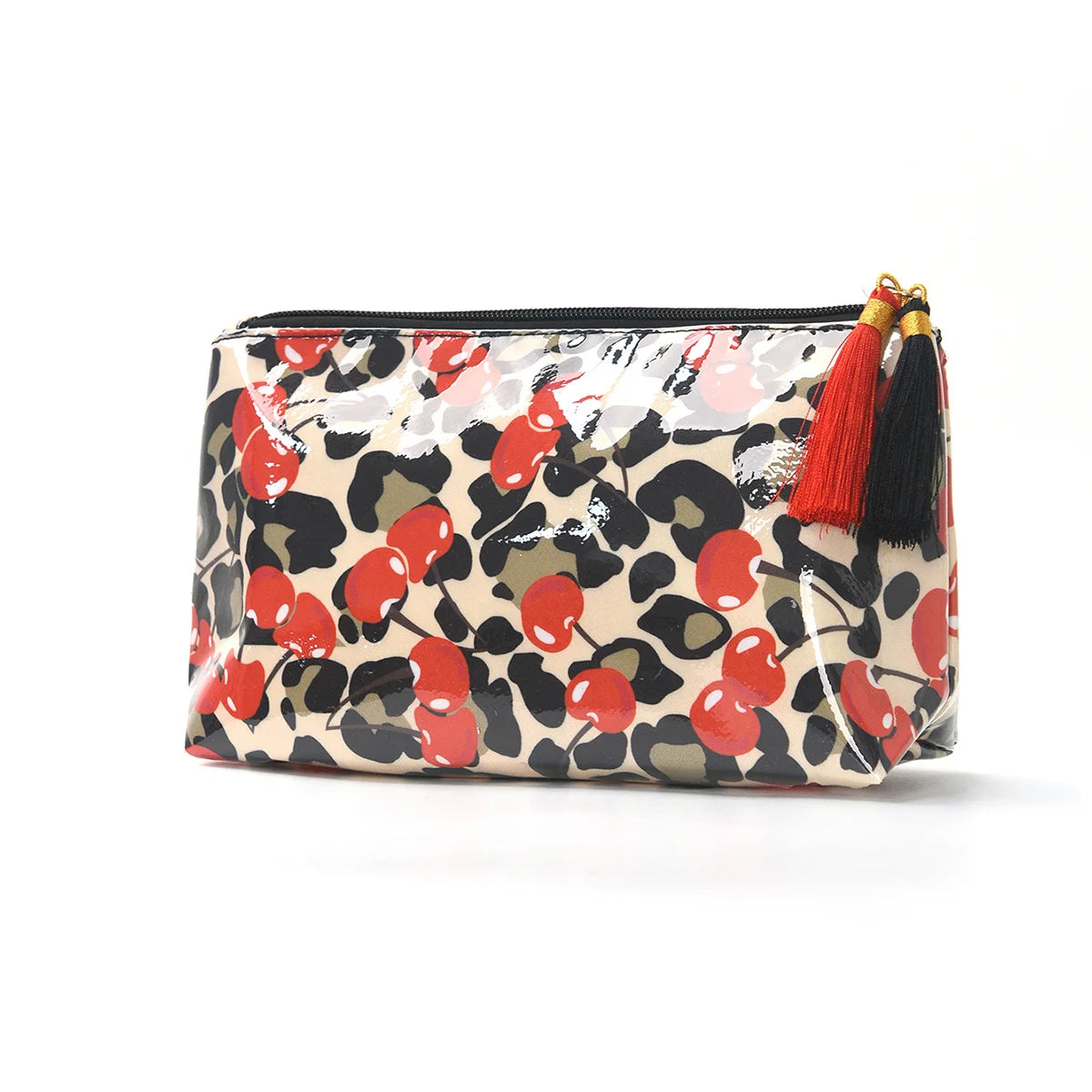 Travel Makeup Bag for Women, Portable Water-resistant Cosmetic Case Puffy Padded Make Up Organizer Pouch, Open Flat Toiletry Bag