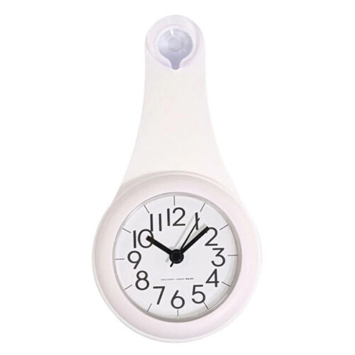 Kitchen Bathroom Wall Clock Multipurpose Water Resistant Hanging Clock for Family Friend Neighbor Gift