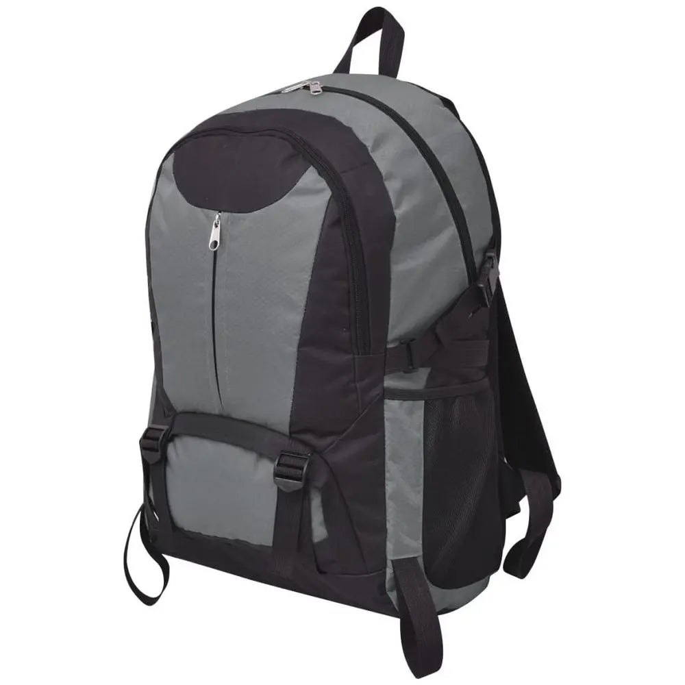 vidaXL Hiking Backpack 40 L Black and Green - Image #7