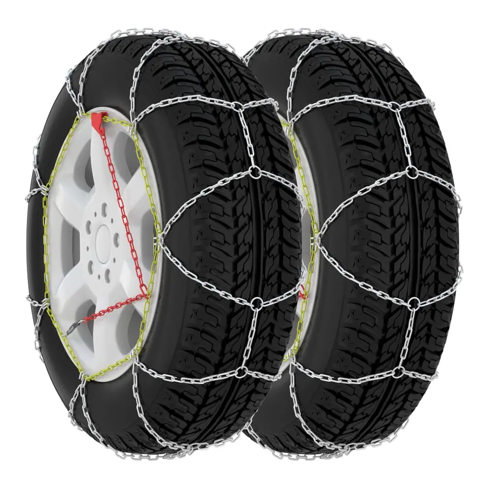 vidaXL Car Tyre Snow Chains 2 pcs 9 mm KN80 - Image #2