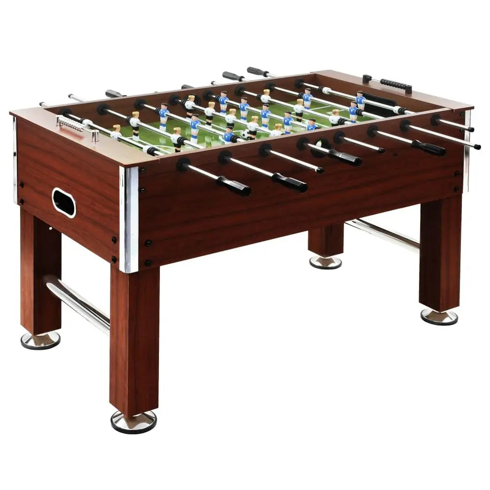 vidaXL Football Table Steel 60 kg 140x74.5x87.5 cm White - Image #6