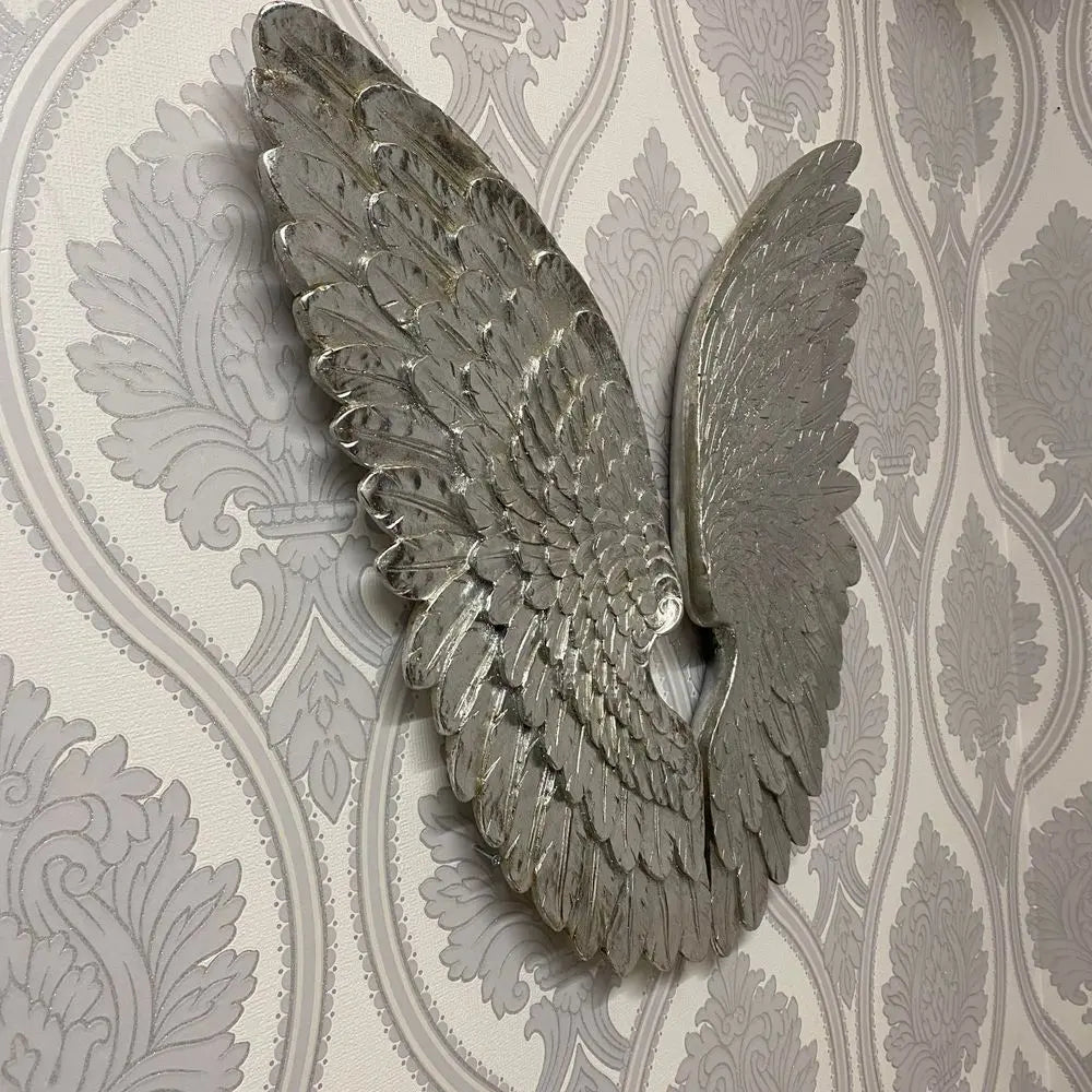 70CM ANTIQUE SILVER LEFT / RIGHT WINGS - Image #2