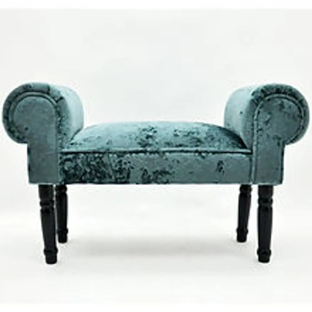 VELVET LUXURY BLUE SMALL WINDOW SEAT - Image #1