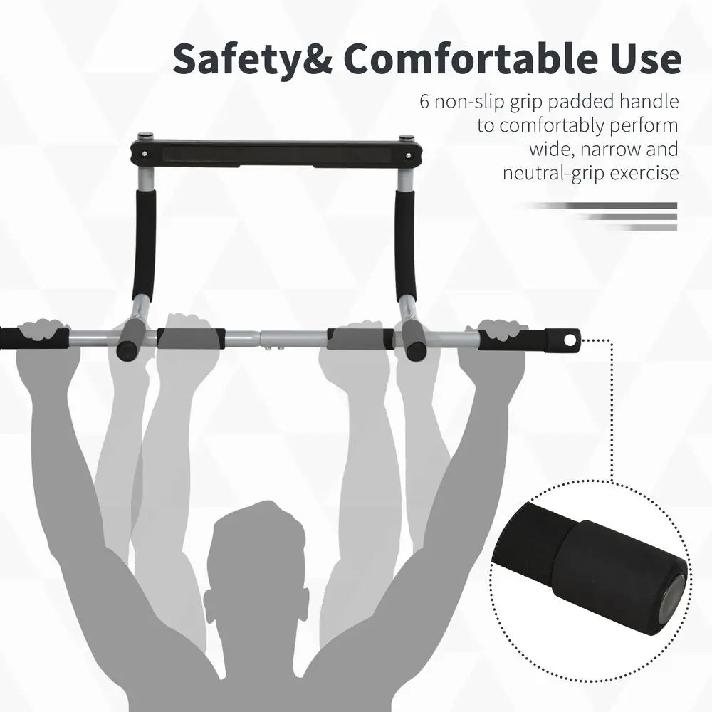 Indoor Fitness Door Horizontal Bar Pull-ups Home Gym Upper Body Workout HOMCOM - Image #6