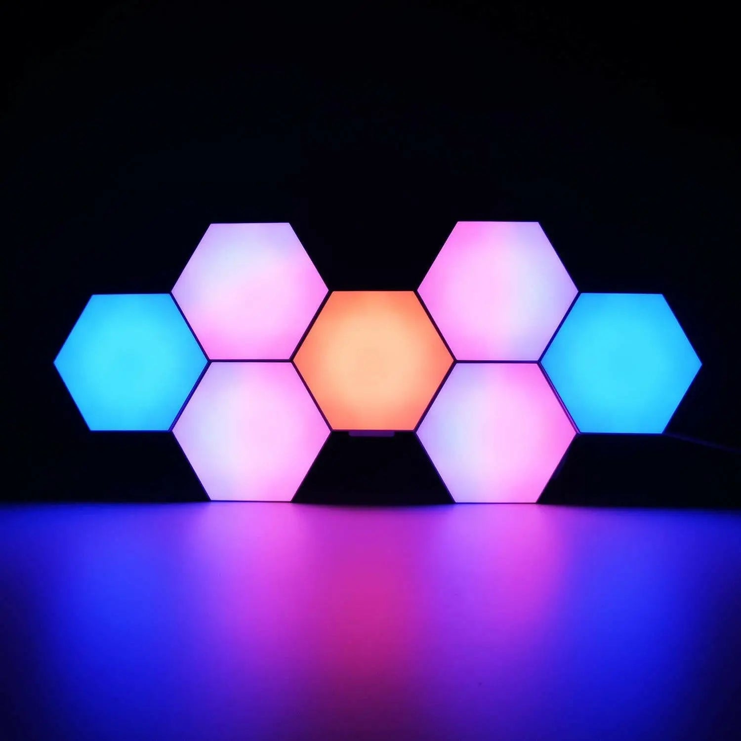 (Google Assistant) Hexagon Wall Light Appliance  Lastricks.