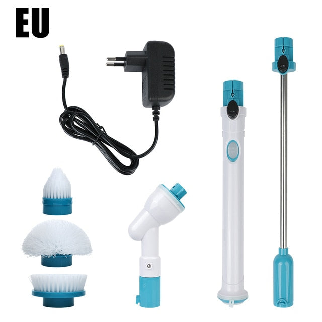 Electric Spin Scrubber Turbo Scrub Cleaning Brush Cordless