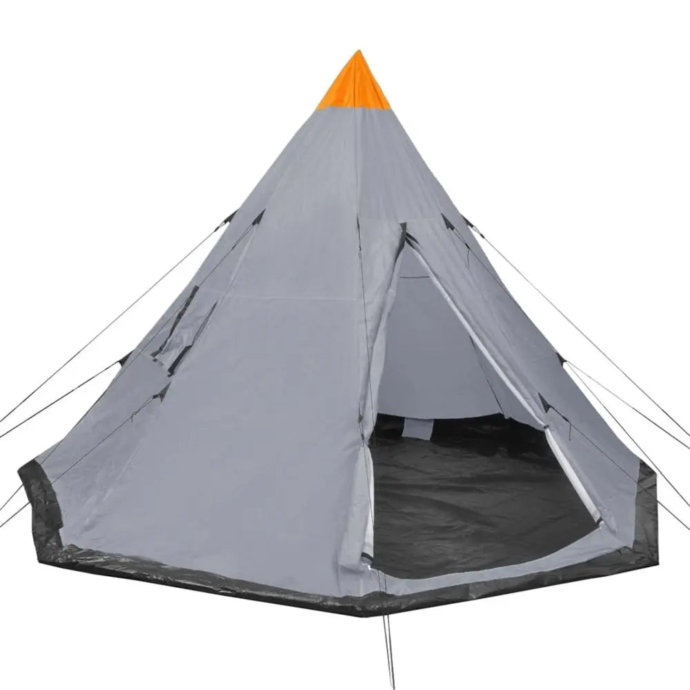 vidaXL 4-person Tent Grey - Image #1