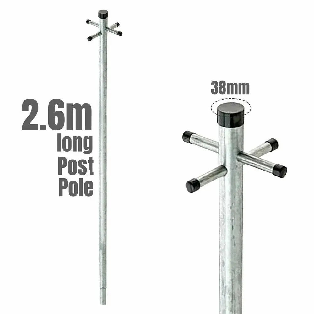 Heavy Duty Galvanised Clothes Pole - Image #4