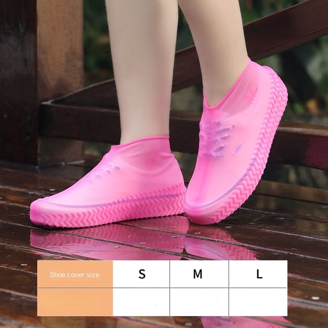 Reusable Latex Waterproof Rain Shoes Covers keyboard  Lastricks London.