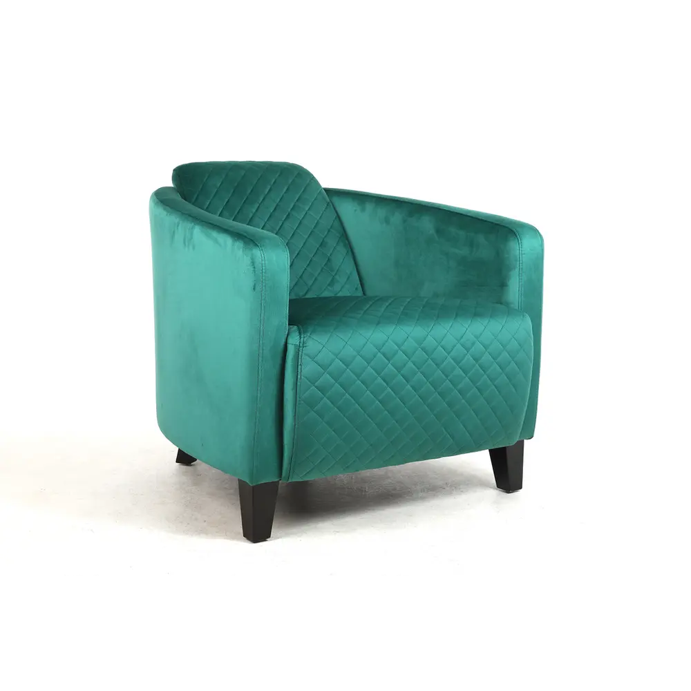 86CM SEAGRASS COLOUR VELVET ARMCHAIR - Image #3