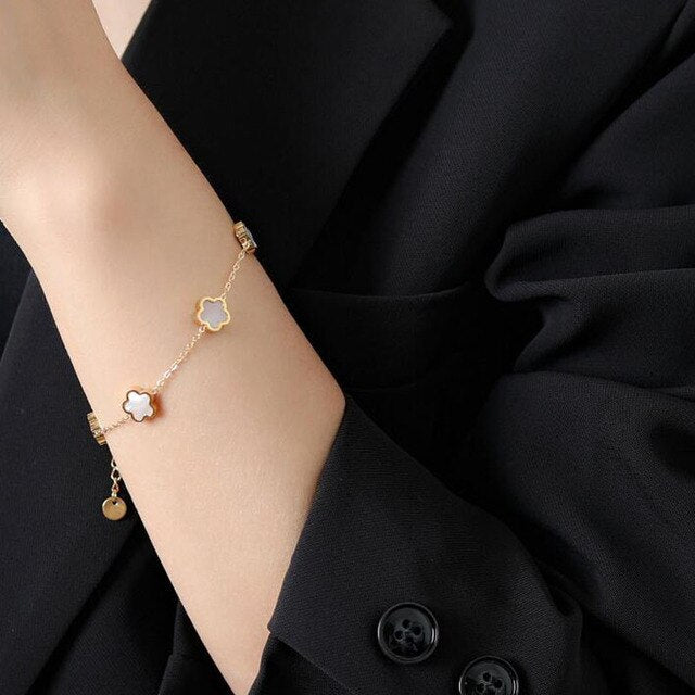 Flower Charm Bracelets jewellery  Lastricks | London.