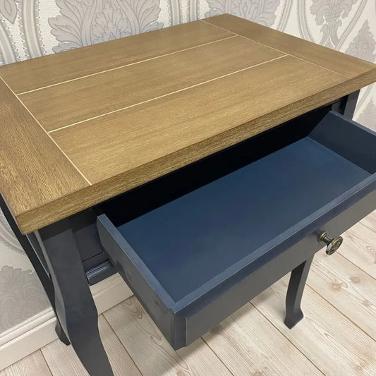 78CM WOODEN 1 DRAWER TABLE - Image #1