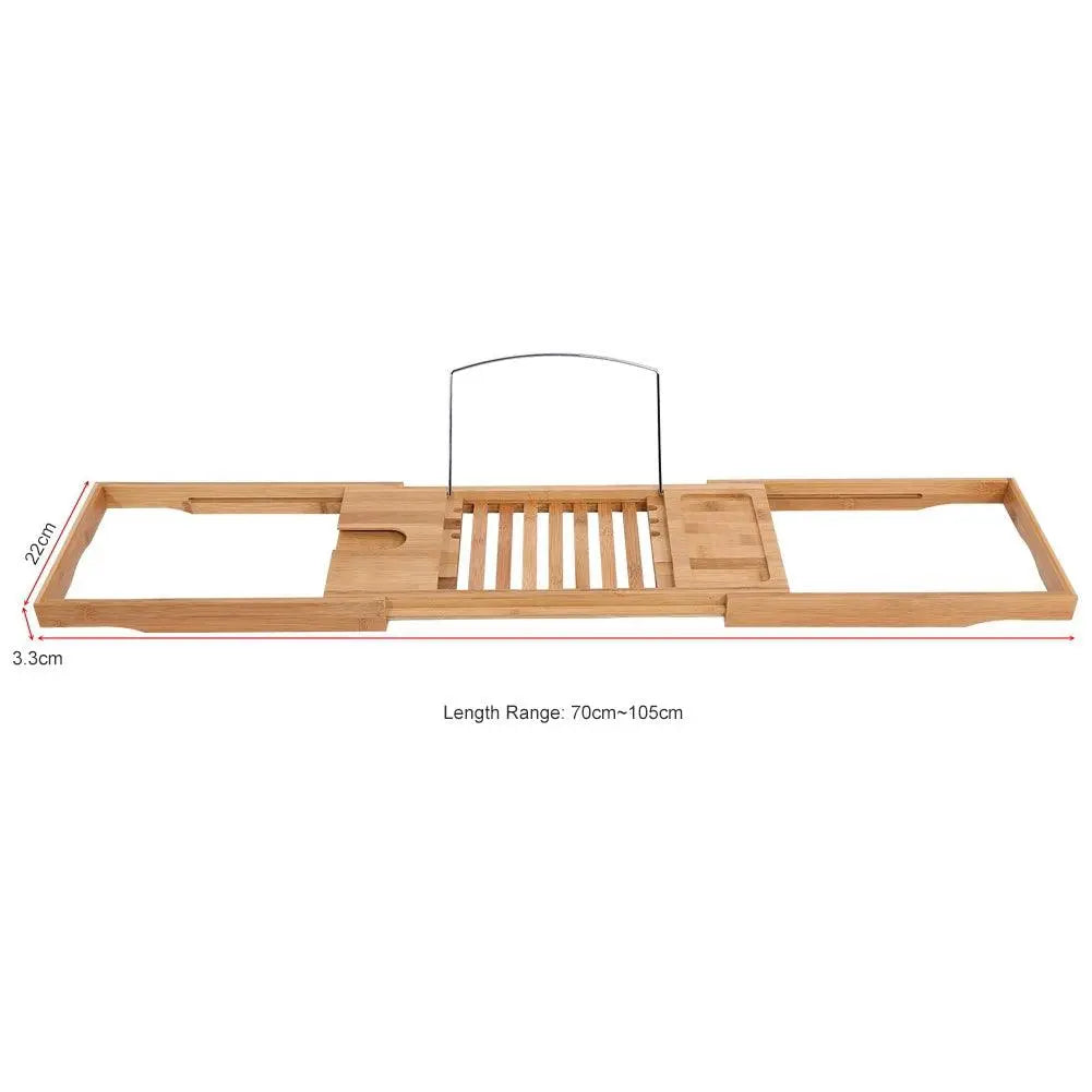 Bamboo Bathtub Rack Shelf Appliance  Lastricks.