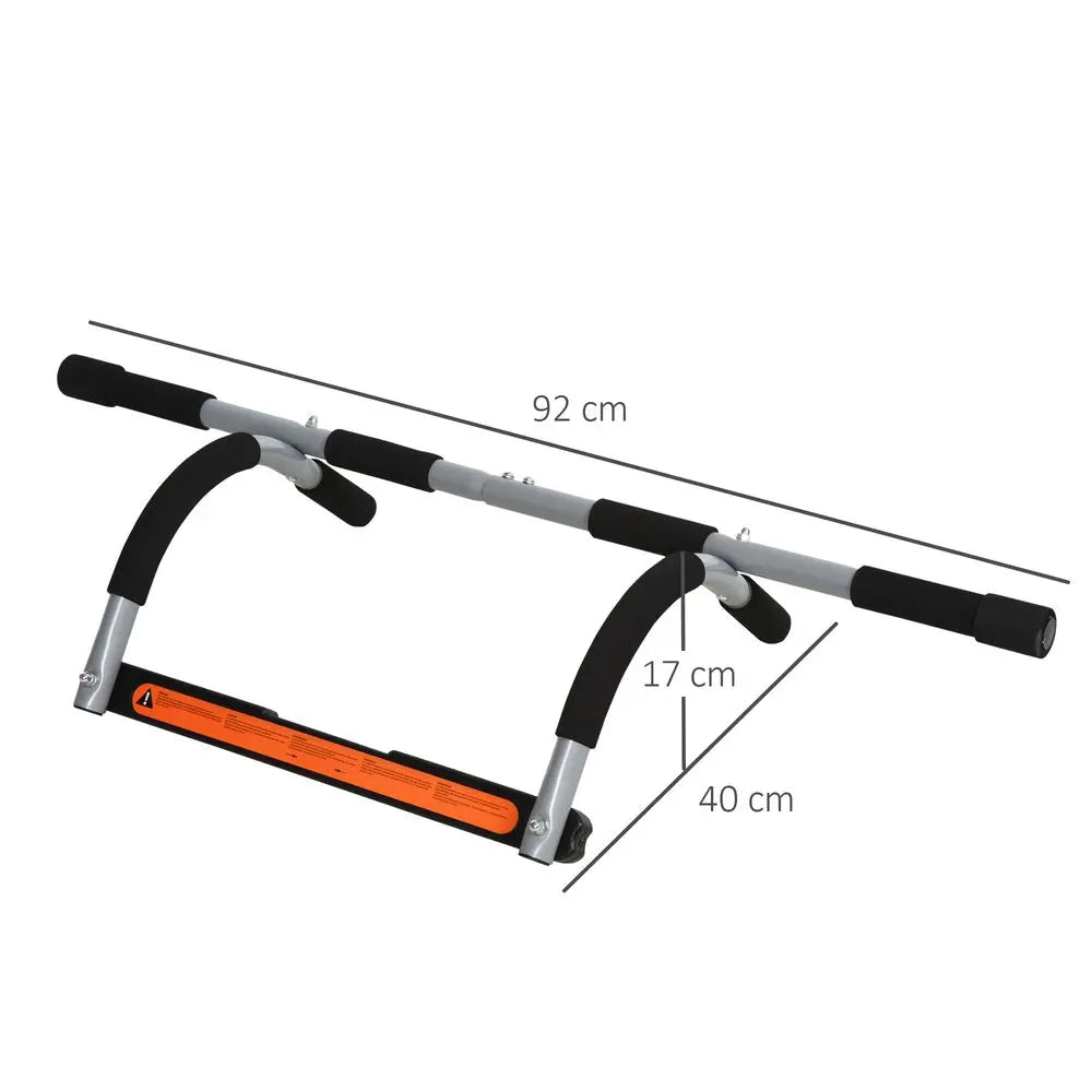 Indoor Fitness Door Horizontal Bar Pull-ups Home Gym Upper Body Workout HOMCOM - Image #3