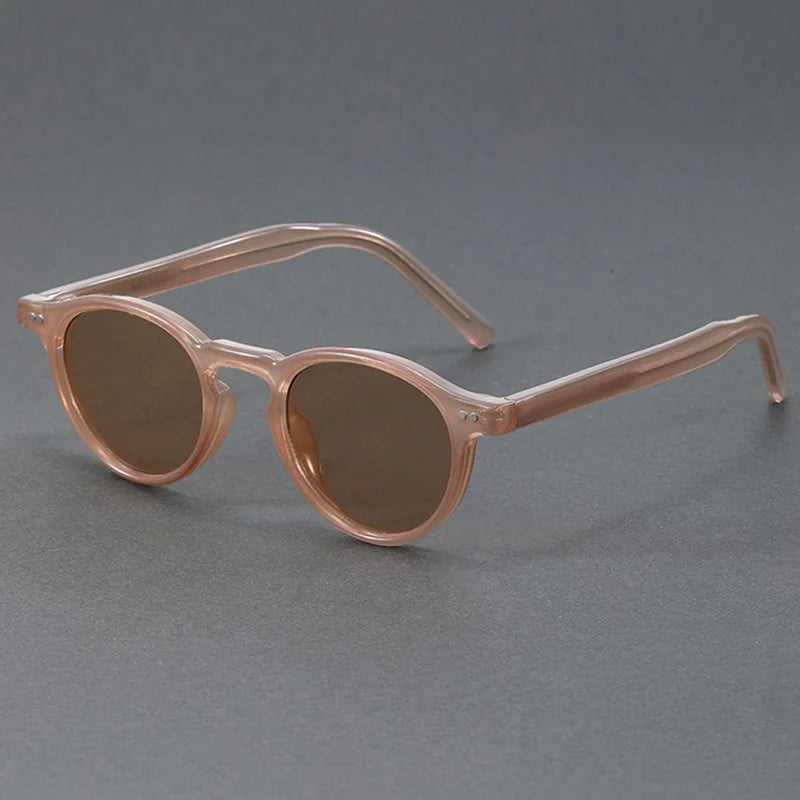 Polarized Sunglasses Men TR90 Frame Acetate Fashion Sun Glasses Women Unisex Trend Decoration European Style Grey Brown
