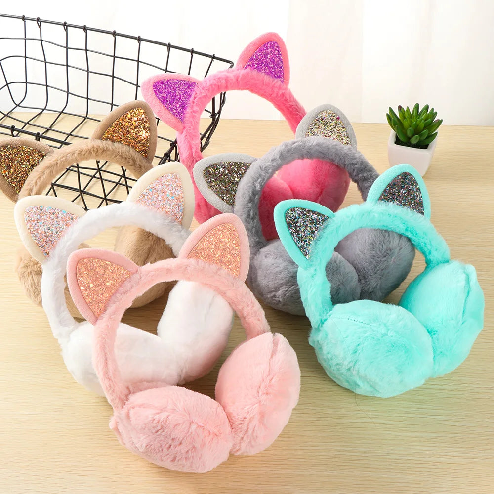 Winter Ear Muffs Ear Warmer Lovely Kids Thicken Plush Unicorn Earmuffs New High Quality Ear Cover Kids Gifts Warmer Accessories