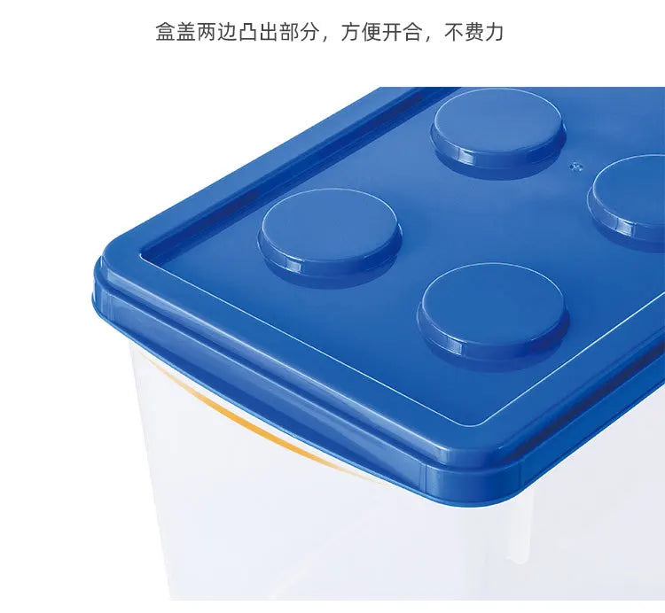 Kids Building Block Dtorage Box With Handle Toys Organizer Household Dust-Proof Storage Box Stackable Block Case Container