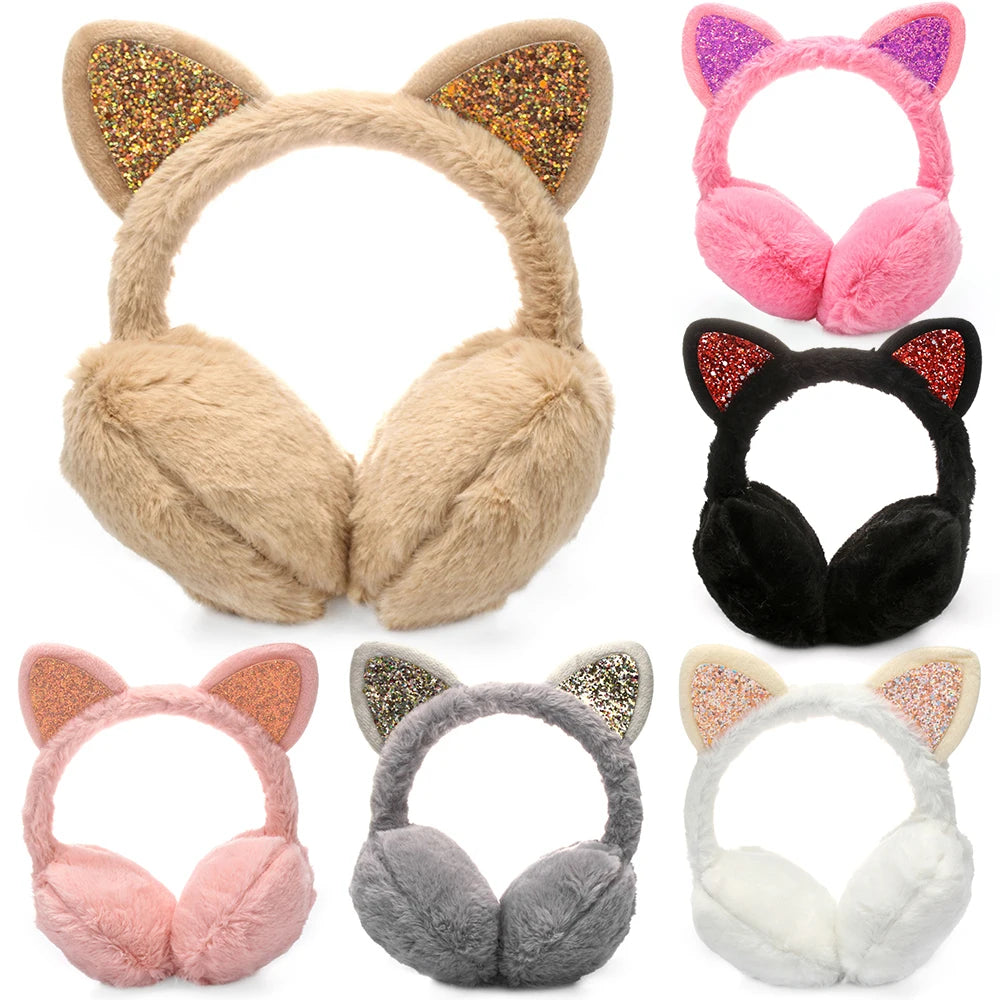 Winter Ear Muffs Ear Warmer Lovely Kids Thicken Plush Unicorn Earmuffs New High Quality Ear Cover Kids Gifts Warmer Accessories