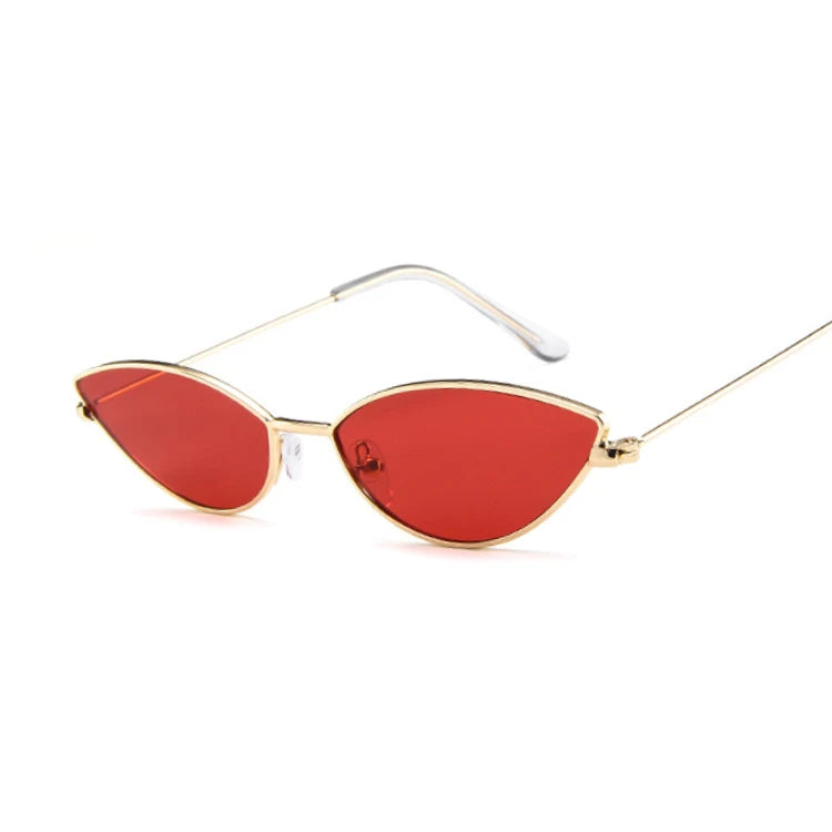 Cute Sexy Cat Eye Sunglasses Woman Retro Small Black Red Pink Cateye Sun Glasses Female Vintage Shades For Woman
