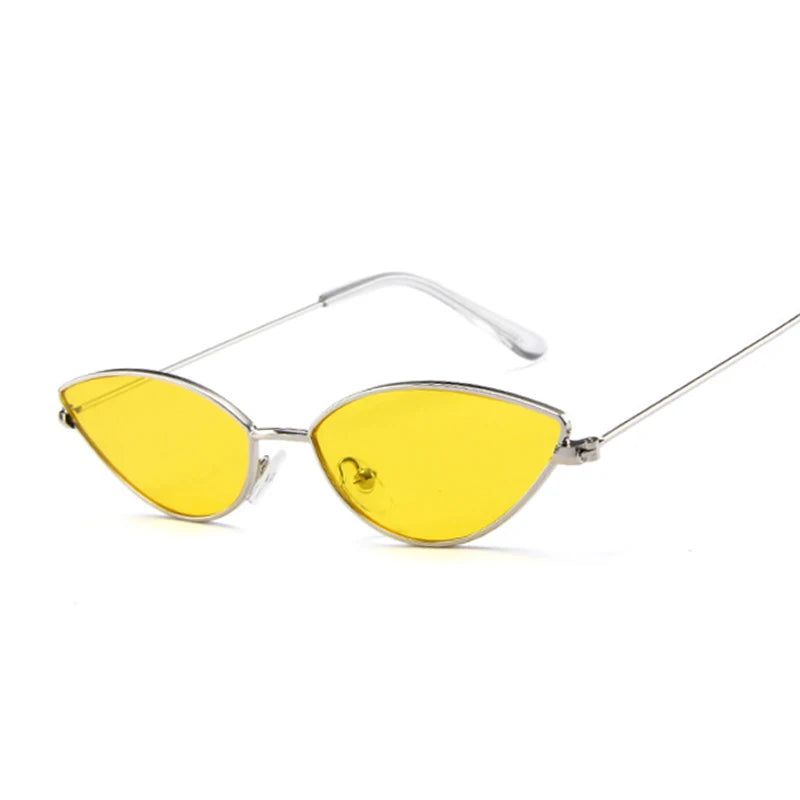 Cute Sexy Cat Eye Sunglasses Woman Retro Small Black Red Pink Cateye Sun Glasses Female Vintage Shades For Woman