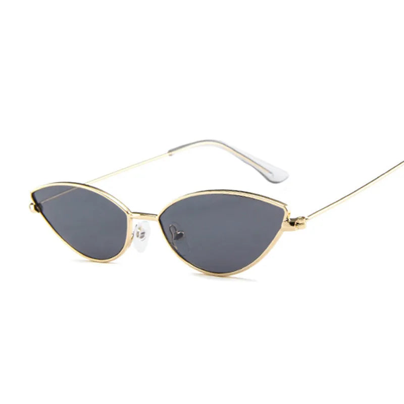 Cute Sexy Cat Eye Sunglasses Woman Retro Small Black Red Pink Cateye Sun Glasses Female Vintage Shades For Woman