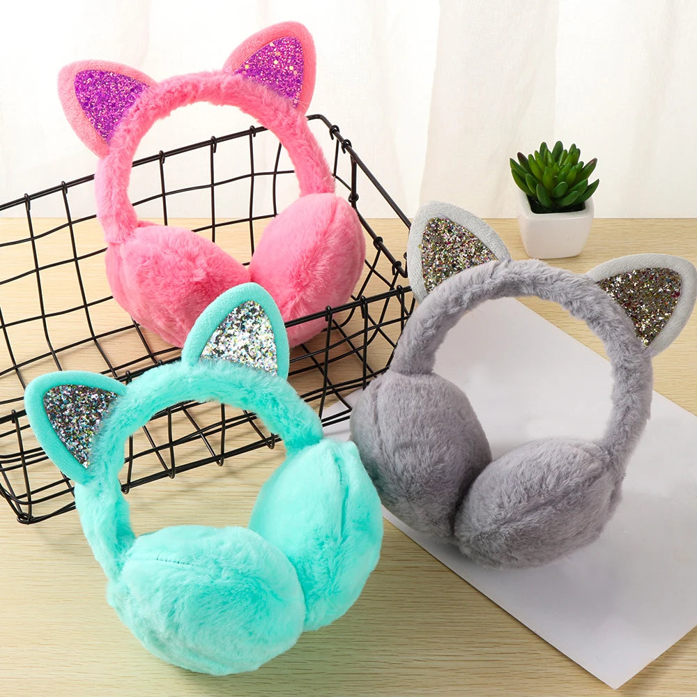 Winter Ear Muffs Ear Warmer Lovely Kids Thicken Plush Unicorn Earmuffs New High Quality Ear Cover Kids Gifts Warmer Accessories