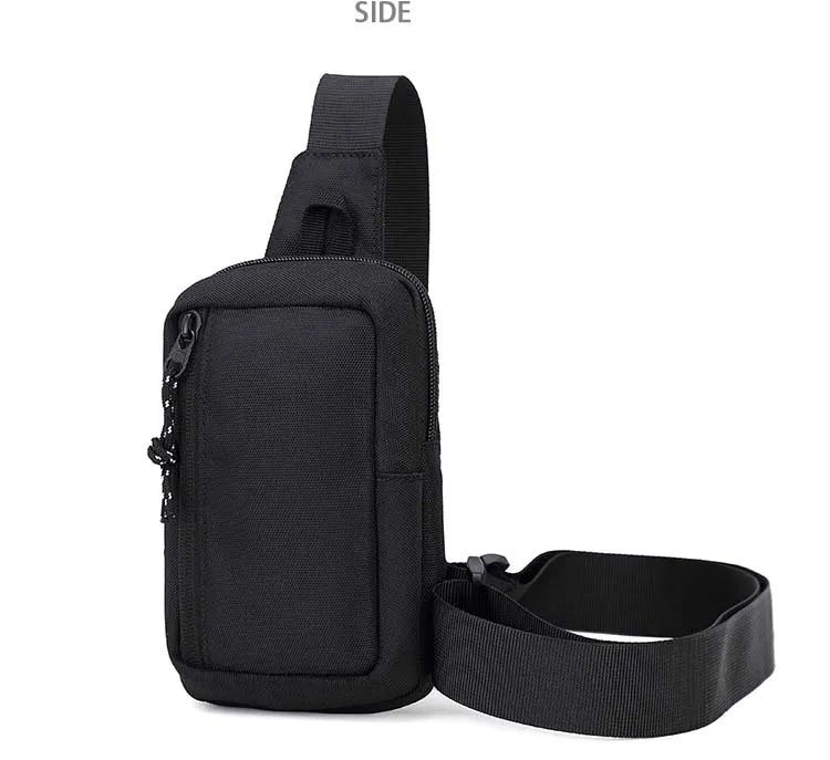 Crossbody Bag Men's Trendy Brand Japanese Street Trend Sports Mini Chest Bag Ins Men's Diagonal Shoulder Bag Simple Cross Bag