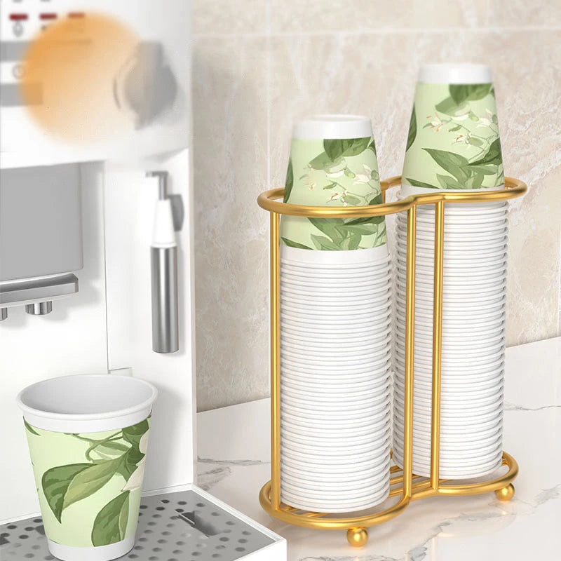 Kitchen Paper Cup Holder Picker Multifunctional Desktop Cup Storage Rack Household Coffee Cup Holder For Home Disposables Cups