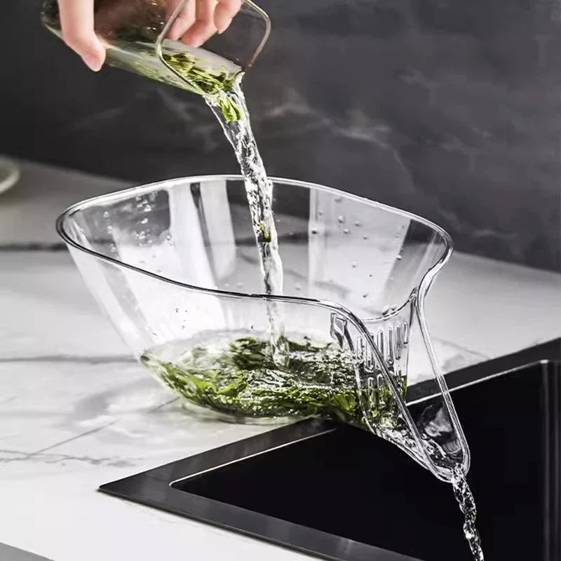 Kitchen Sink Drain Basket Multi-purpose Kitchen Storage Drain Basket Vegetable Fruit Washing Strainer Bowl Kitchen Accessories