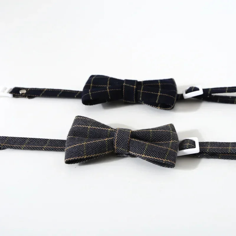 Breakaway Cat Collar with Bell Adjustable Kitten Cat Collars Cat Accessories Pet Supplies Puppy Bow Tie for Small Dogs