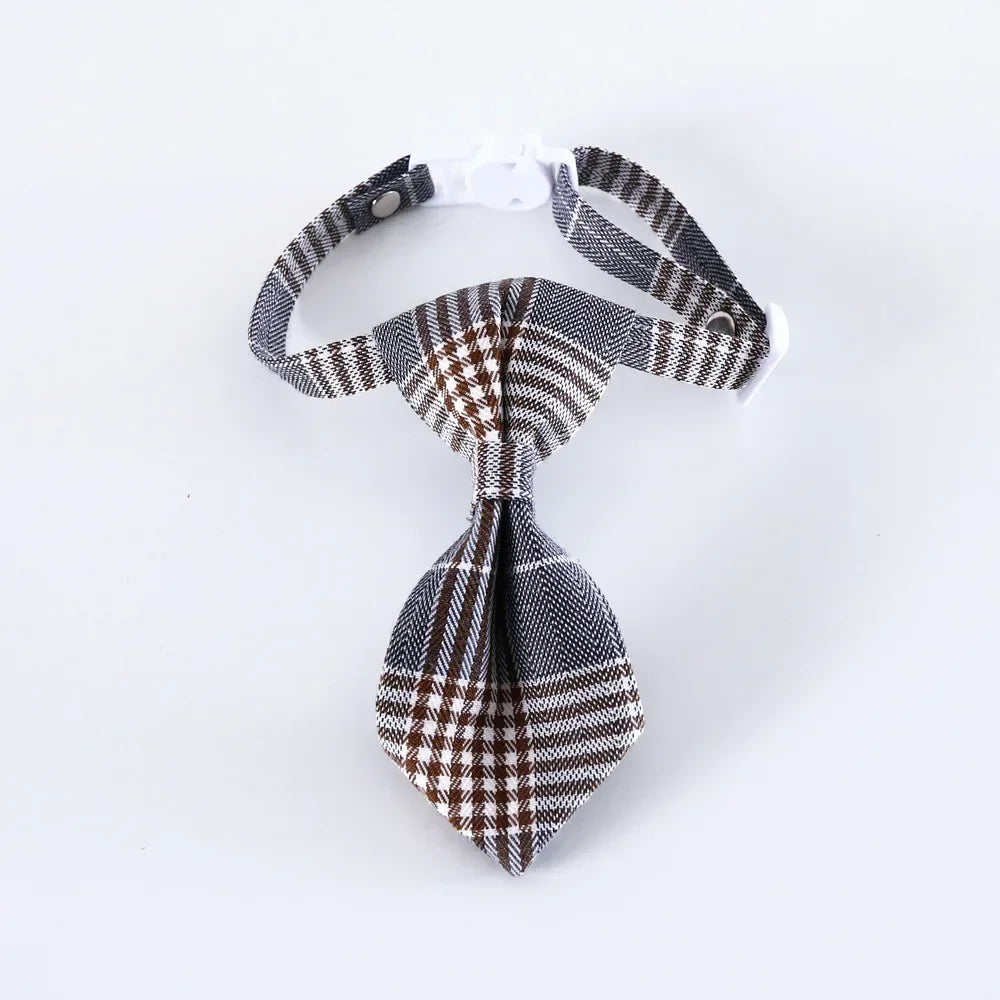 Breakaway Cat Collar with Bell Adjustable Kitten Cat Collars Cat Accessories Pet Supplies Puppy Bow Tie for Small Dogs