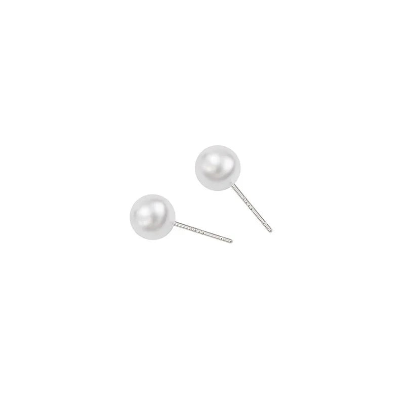 Elegant Lady's Pearl Pendant Earrings Korean Fashion Jewelry Party Student Girl's Simple Accessories Wedding Earrings For Woman