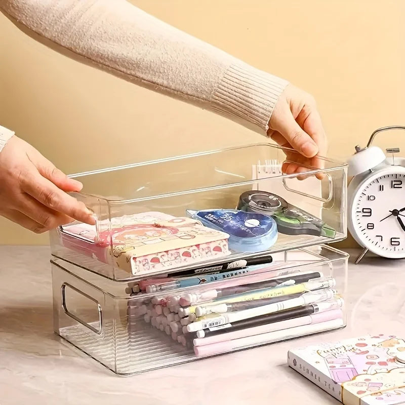 3Pc Transparent Refrigerator Storage Box Fresh Food Container Portable Egg Fruit Vegetable Organizer Kitchen Food Drinks Storage