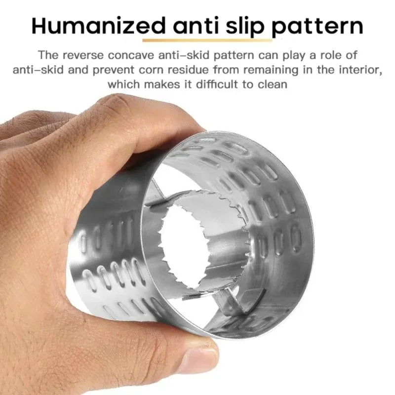 JJYY  Corn Cob Peeler Stripper Cutter Splitter Remover Thresher Stonego Kitchen Salad Tool