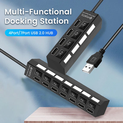 4/7-Port USB 2.0 Hub with Switches – view 4