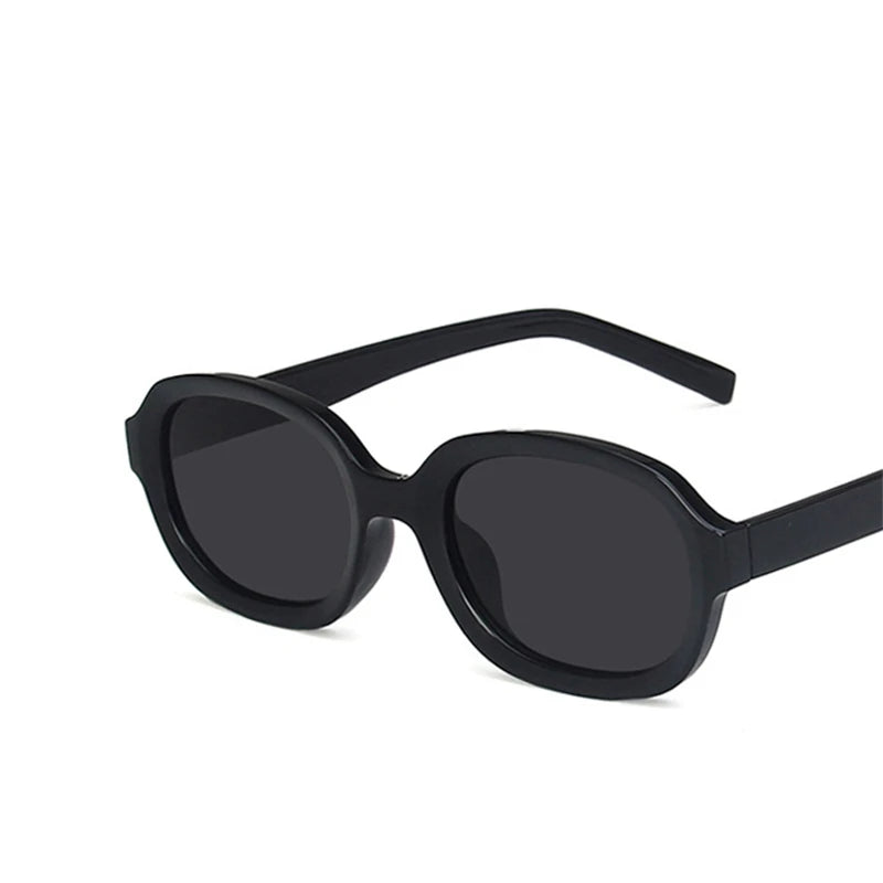 Oval Concave Vintage Sunglasses Women Fashion Design Retro Brand Sun Glasses Female Hip Hop Vintage Round Designer Oculos De Sol