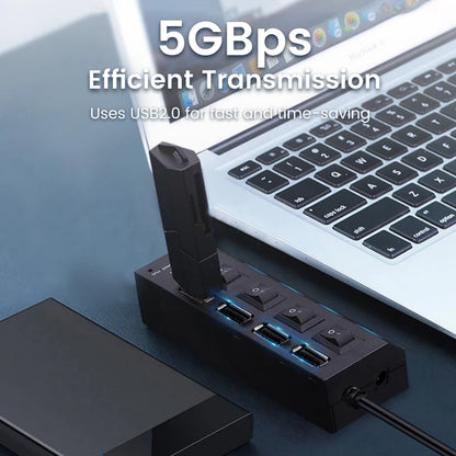 4/7-Port USB 2.0 Hub with Switches – view 5