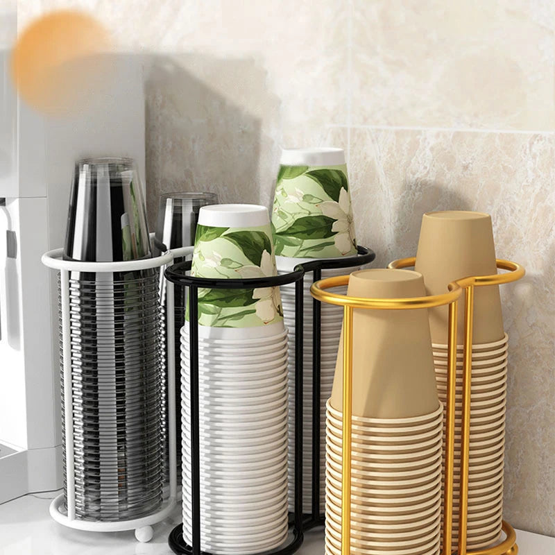 Kitchen Paper Cup Holder Picker Multifunctional Desktop Cup Storage Rack Household Coffee Cup Holder For Home Disposables Cups