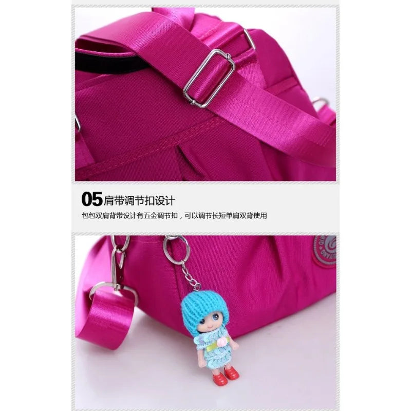 New style trendy nylon oxford cloth bag casual one-shoulder slant straddle women's small bag crossbody bag