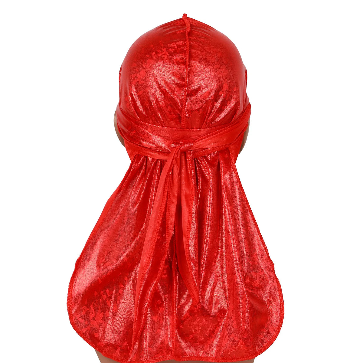 Satin Floral Printed Headband Scarves for Women Hair Accessories Mens Doo Rag Durag Long Tail Cap Bandana Turban Unisex Headwear
