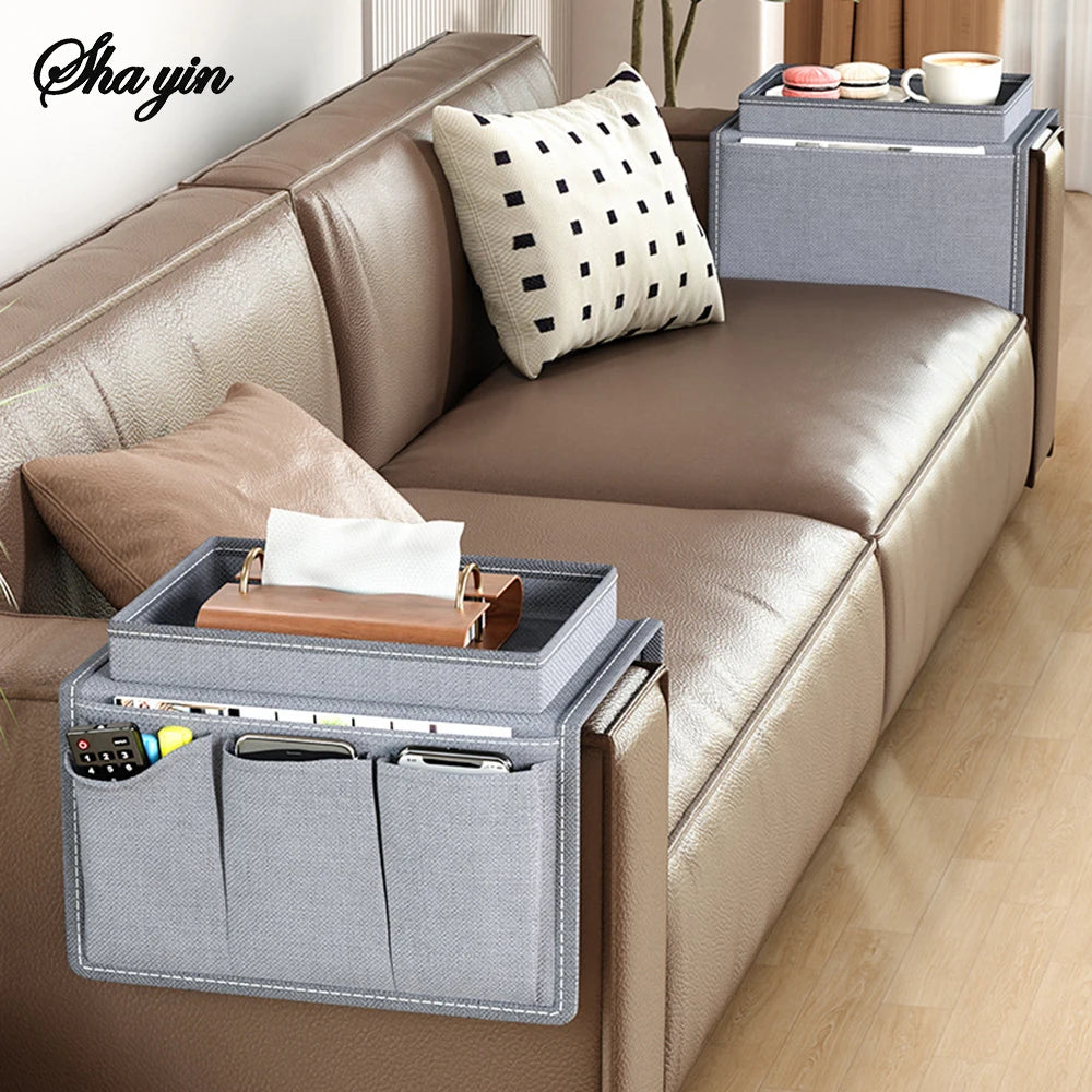 Sofa storage bag, sofa armrest storage hanging bag, remote control storage bag, home storage bag