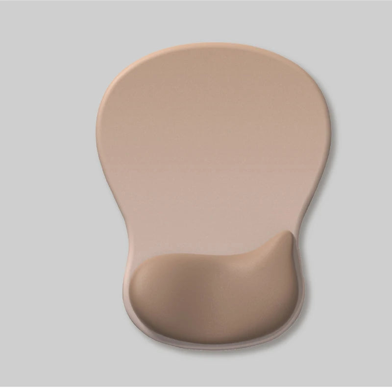 Comfortable Mouse Pad with Gel Wrist Rest Ergonomic Mouse Pad for Pain Relief Smooth Wrist Support Surface and Non-Slip PU Base