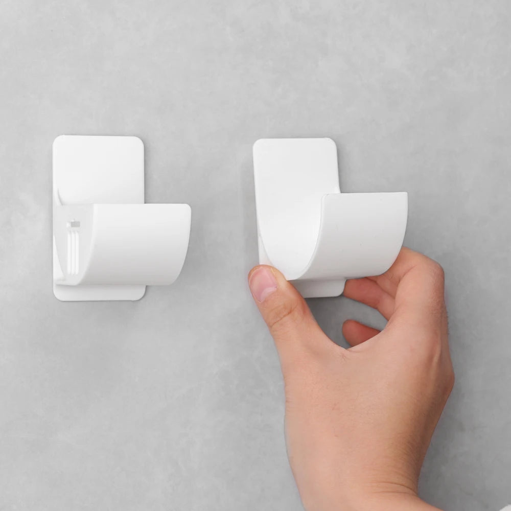 Wall Mounted Trash Bag Holder Plastic Waste Bag Dispenser Rack Self-adhesive Storage Shelf Holder For Kitchen Bathroom Organizer