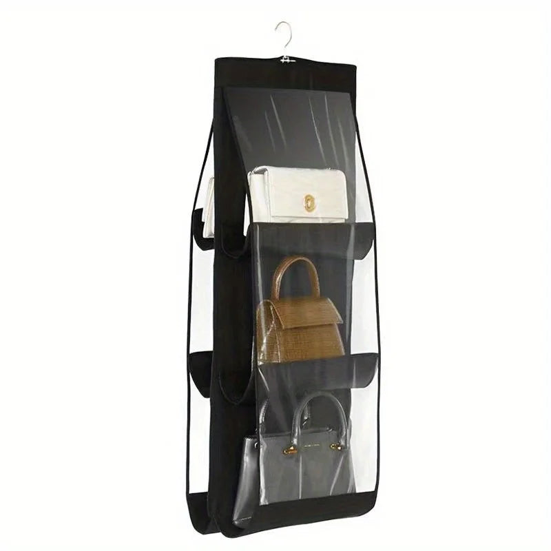 1 PC Saving Bag Organizer, Multi-Layer Hanging Handbag, Wardrobe, Wallet Organizer, Bag Storage Rack