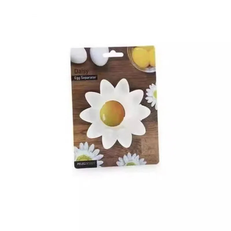 Kitchen Gadgets Baking Tools 1pc/ Cute Flower Design Egg White Yolk Separator Egg Extractor