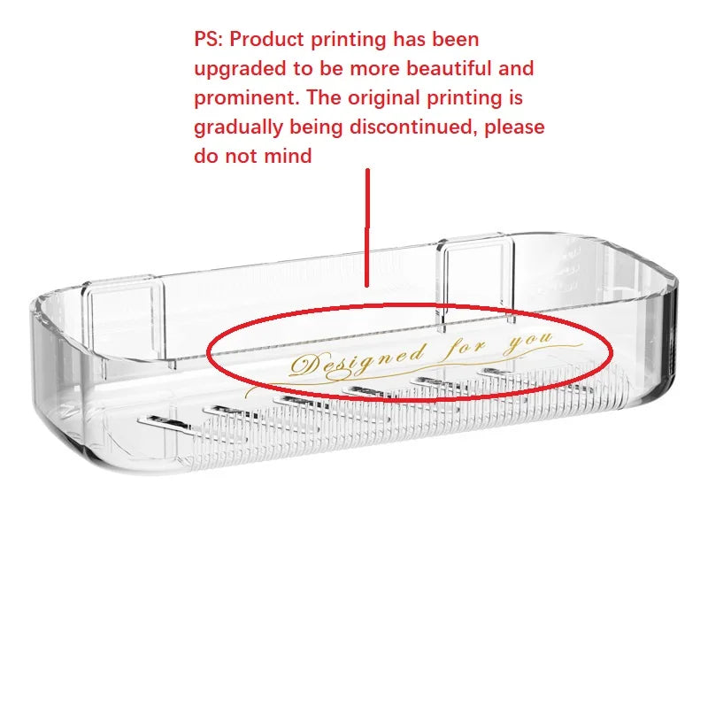 1pc Light Luxury Acrylic Storage Rack Toilet Washstand Cosmetic Storage Box Bathroom Storage Rack